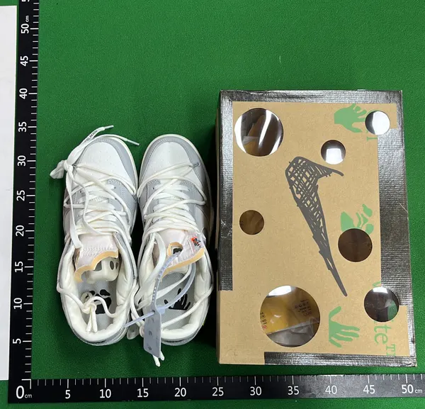 Deconstructed Low-Top Sneakers With Zip Tie (#3) — warehouse QC photo 1