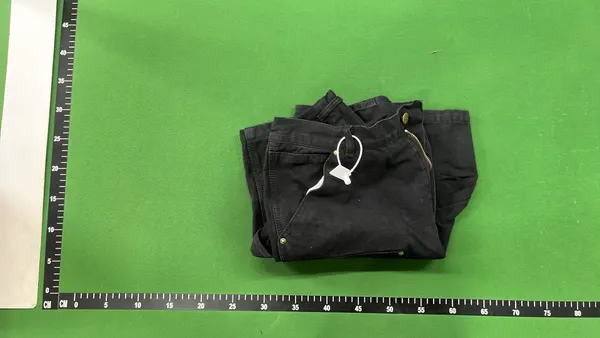 Denim Carpenter Shorts With Utility Pockets — warehouse QC photo 4