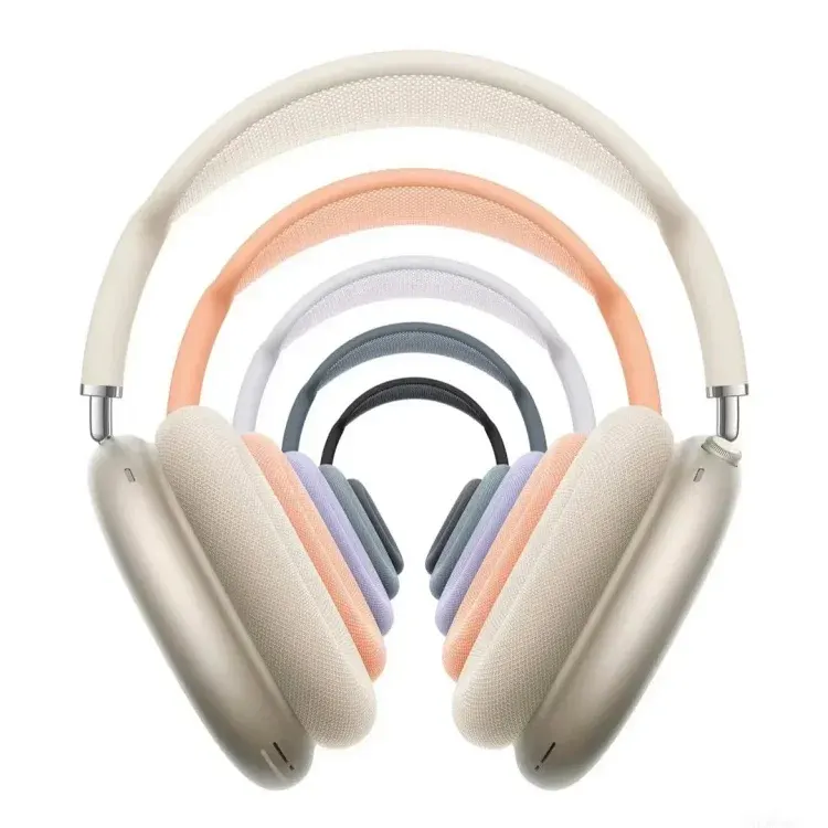 Pastel Over-Ear Headphones With Knit Mesh Headband — merchant catalogue photo