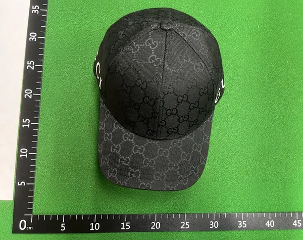 Pink Monogram Jacquard Baseball Cap — warehouse QC photo 1