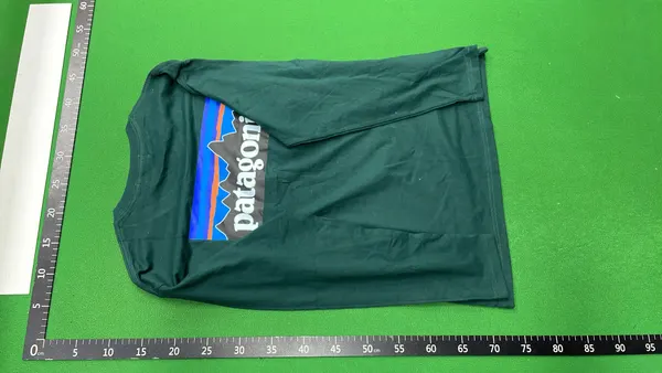 Blue Long-Sleeve Pullover With Back Landscape Print — warehouse QC photo 6