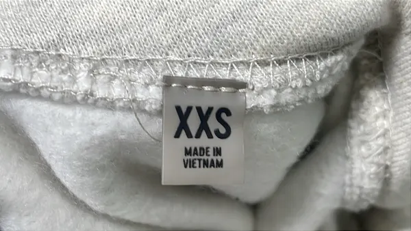 Oversized Pullover Hoodie With Back Text Print — warehouse QC photo 1