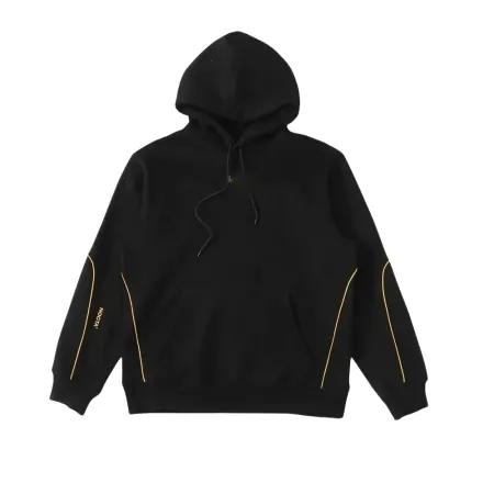 Blue Pullover Hoodie With Kangaroo Pocket — merchant catalogue photo