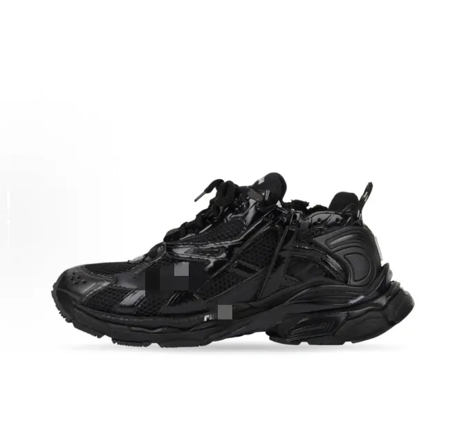 Distressed Chunky Dad Sneakers With Mesh Cage — merchant catalogue photo