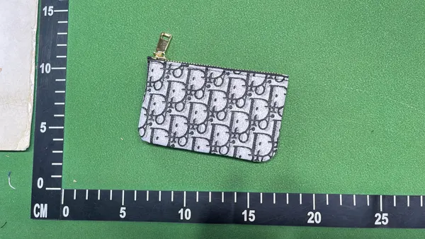 Monogram Canvas Zip Coin Pouch — warehouse QC photo 1