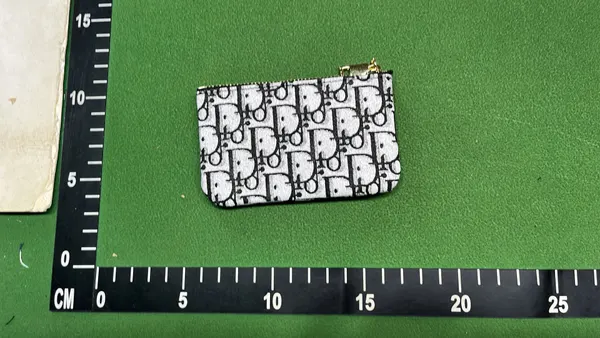 Monogram Canvas Zip Coin Pouch — warehouse QC photo 2