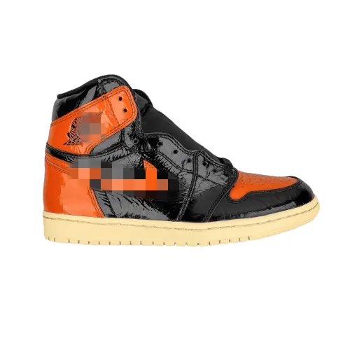 Colour-Block Leather High-Top Basketball Sneakers (Purple) — merchant catalogue photo
