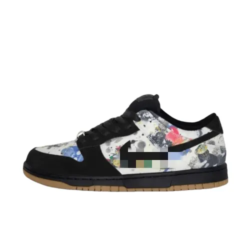 Suede Low-Top Skate Sneakers With Padded Tongue (Blue) — merchant catalogue photo