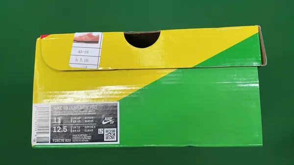 Suede Low-Top Skate Sneakers With Padded Tongue (Blue) — warehouse QC photo 2