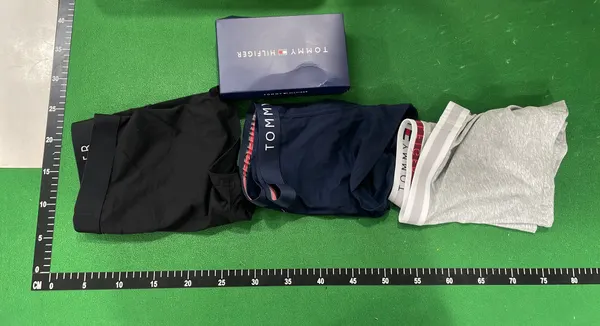 Black Boxer Briefs With Wide Elastic Waistband — warehouse QC photo 4