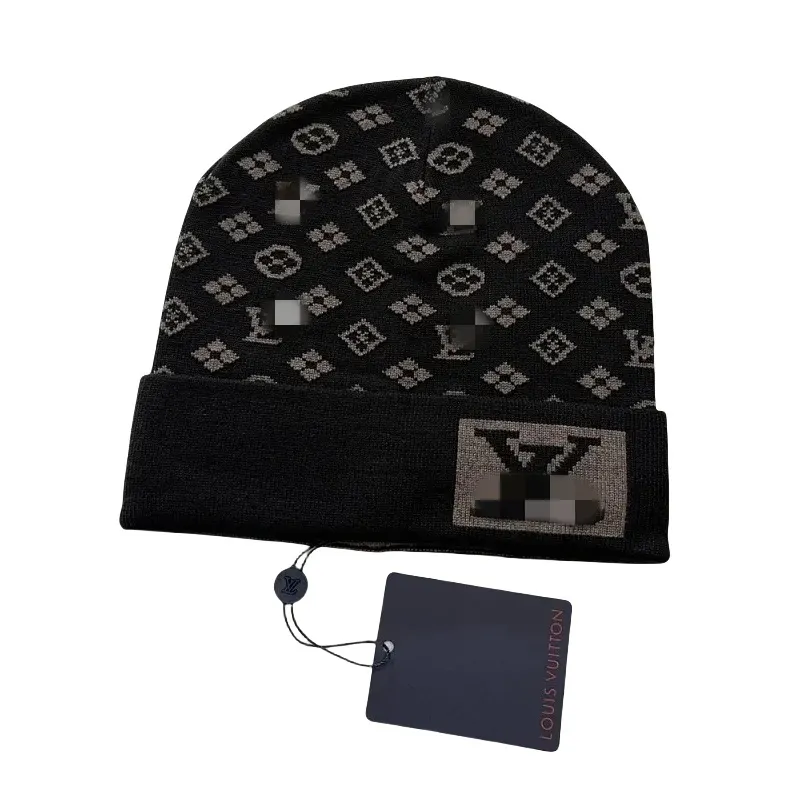 Allover Print Cuffed Knit Beanie — merchant catalogue photo