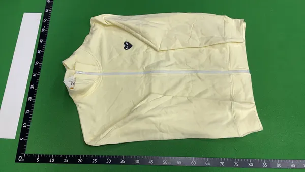 Turtleneck Sweatshirt With Heart Graphic Back Print — warehouse QC photo 2