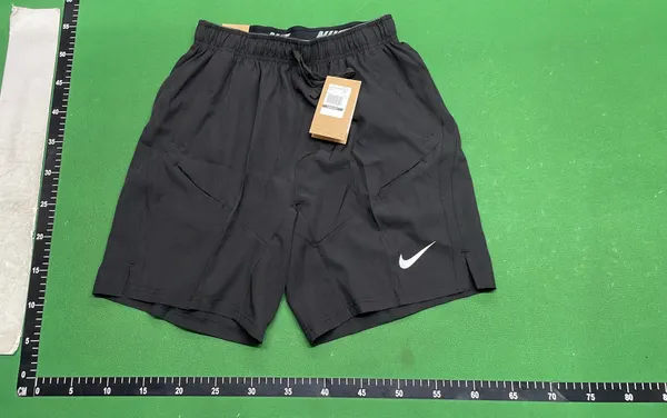 Athletic Drawstring Shorts With Logo Waistband — warehouse QC photo 2