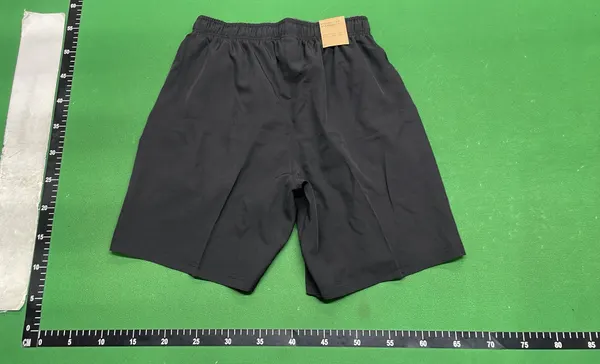 Athletic Drawstring Shorts With Logo Waistband — warehouse QC photo 3