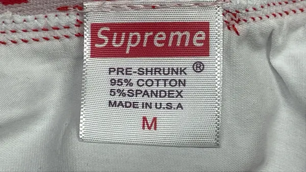 Cotton Boxer Briefs With Elastic Logo Waistband — warehouse QC photo 1