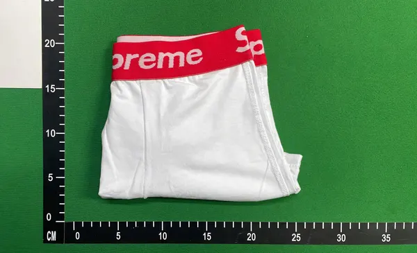 Cotton Boxer Briefs With Elastic Logo Waistband — warehouse QC photo 4
