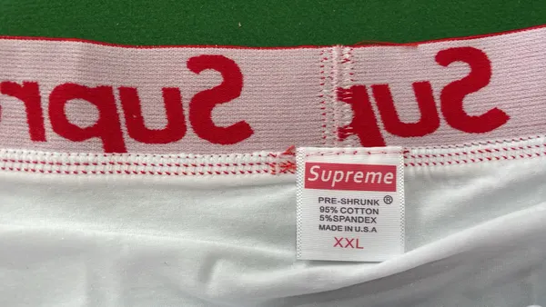 Cotton Boxer Briefs With Elastic Logo Waistband — warehouse QC photo 5