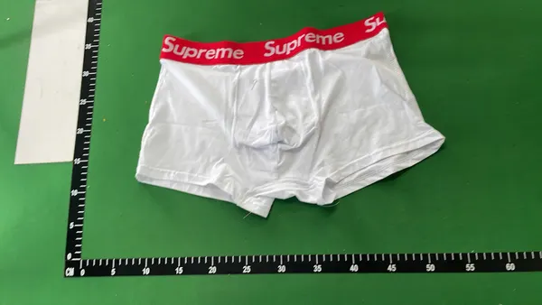 Cotton Boxer Briefs With Elastic Logo Waistband — warehouse QC photo 6