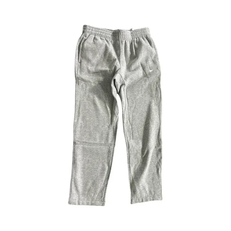 Grey Marl Fleece Sweatpants With Open Hem — merchant catalogue photo