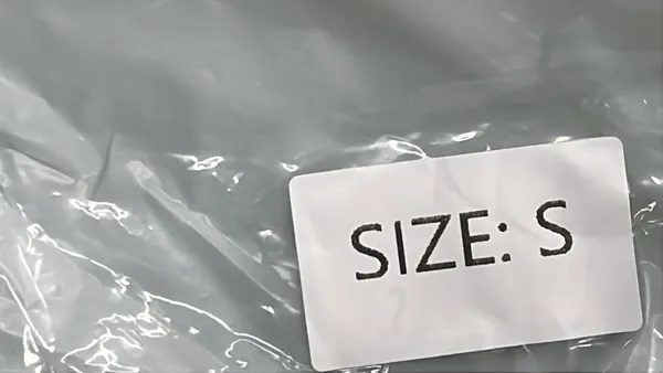 Grey Full-Zip Hoodie With Extended Hood — warehouse QC photo 1