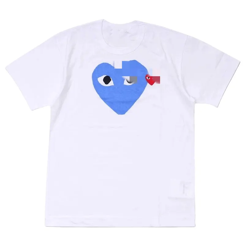 White T-Shirt With Pink Heart Eyes Print — merchant catalogue photo