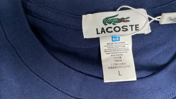 Cream Ribbed Knit Long-Sleeve Crewneck Top — warehouse QC photo 1