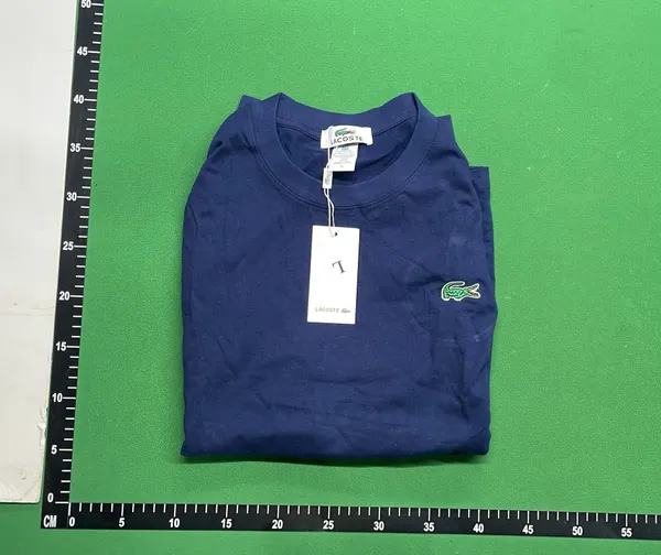 Cream Ribbed Knit Long-Sleeve Crewneck Top — warehouse QC photo 4