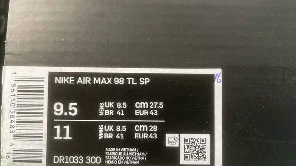 Black Layered Panel Chunky Running Sneakers — warehouse QC photo 2