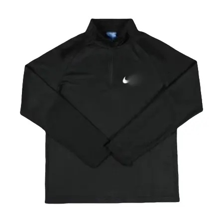 Half-Zip Long Sleeve Athletic Training Top — merchant catalogue photo