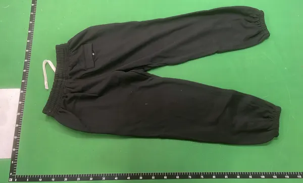 Grey Oval Print Hoodie And Jogger Set (Grey) — warehouse QC photo 3