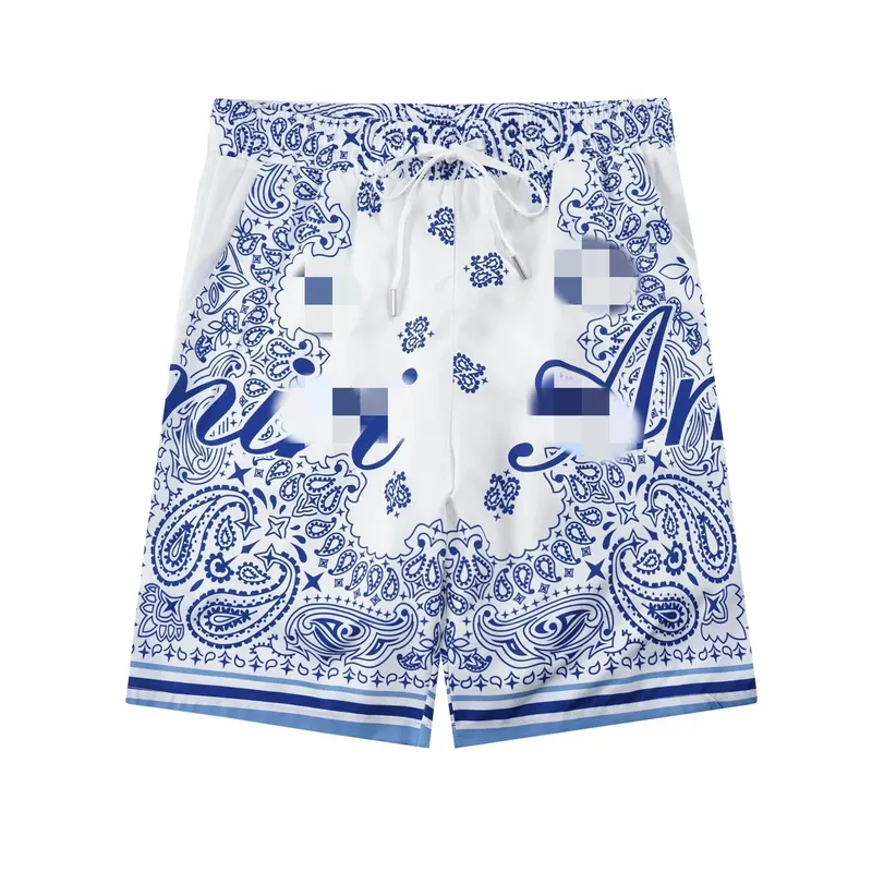 Navy Paisley Print Short Sleeve Shirt Set — merchant catalogue photo