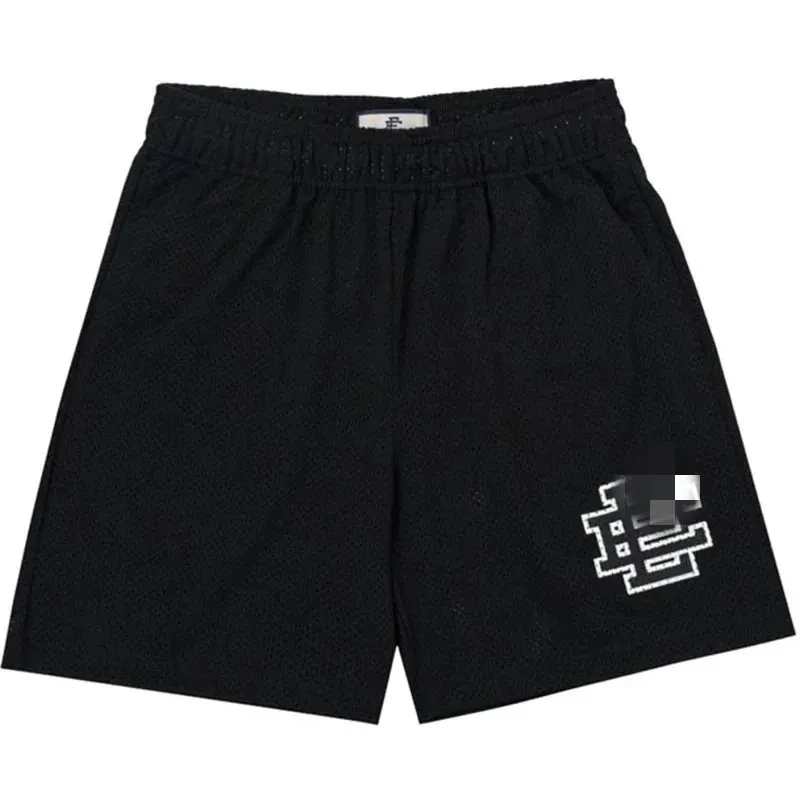 Mesh Basketball Shorts With Embroidered Leg Logo — merchant catalogue photo