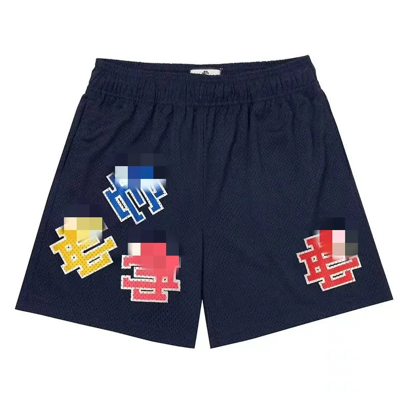 Mesh Basketball Shorts With Embroidered Leg Logo (Black) — merchant catalogue photo