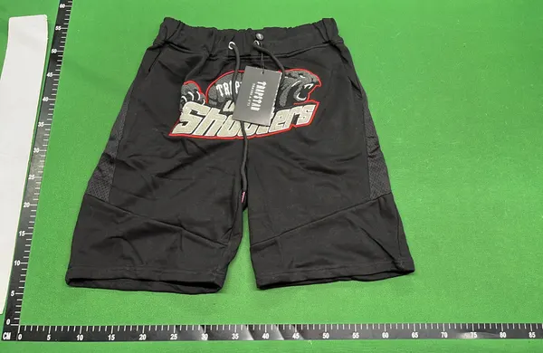Chenille Lettering Graphic T-Shirt And Shorts Set — warehouse QC photo 6