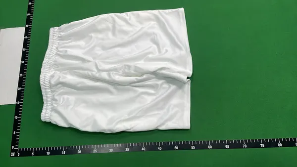 Dark Grey Drawstring Athletic Shorts — warehouse QC photo 3