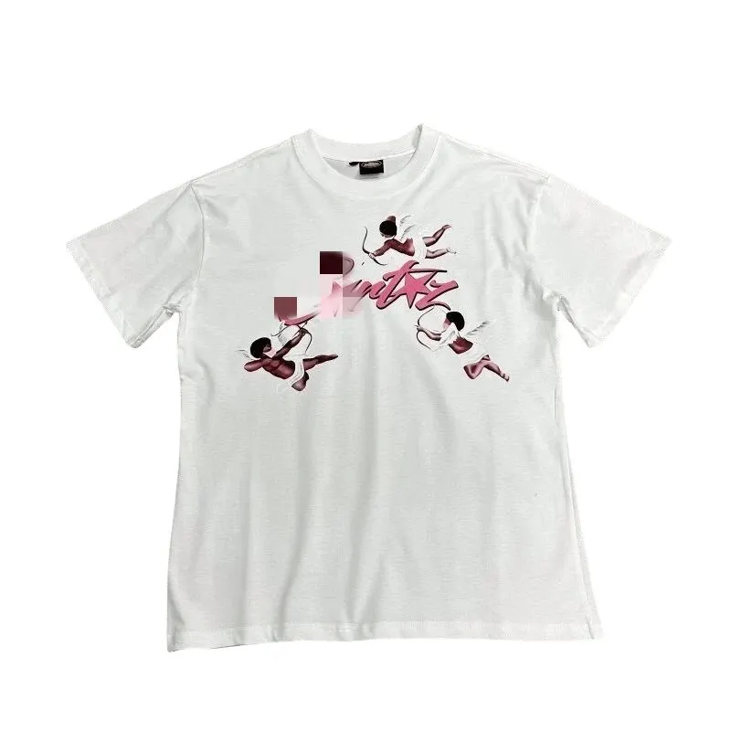 Black And White Graphic Print T-Shirt (Black) — merchant catalogue photo