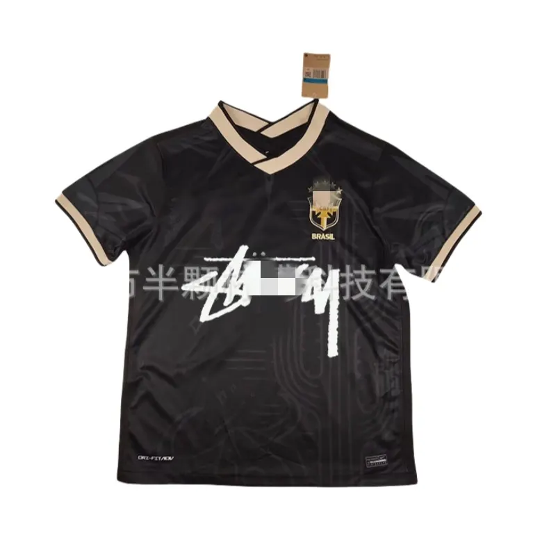 Pink Marbled Print Short-Sleeve Football Jersey (Blue) — merchant catalogue photo