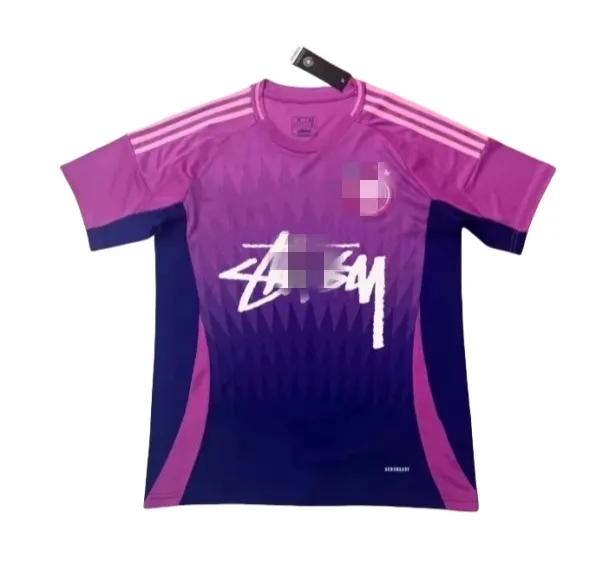 Pink Marbled Print Short-Sleeve Football Jersey (#17) — merchant catalogue photo