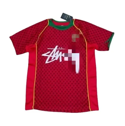 Pink Marbled Print Short-Sleeve Football Jersey (#26) — merchant catalogue photo