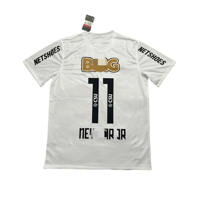White Short-Sleeve Football Jersey With Number Print — merchant catalogue photo