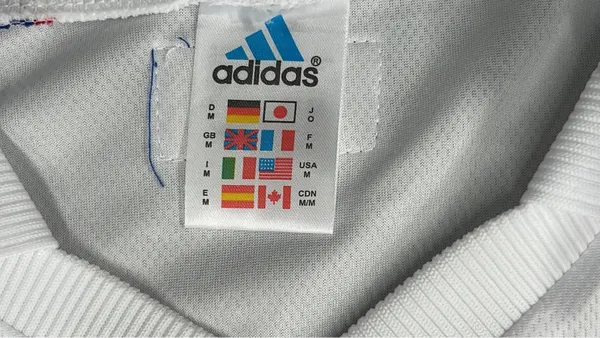 White Short-Sleeve Football Jersey With Number Print (White) — warehouse QC photo 1