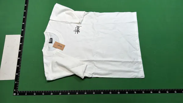 Black Oversized Tee With Teddy Bear Back Print — warehouse QC photo 2