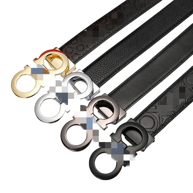 Black Belt With Oversized Metal Hook Buckle — merchant catalogue photo