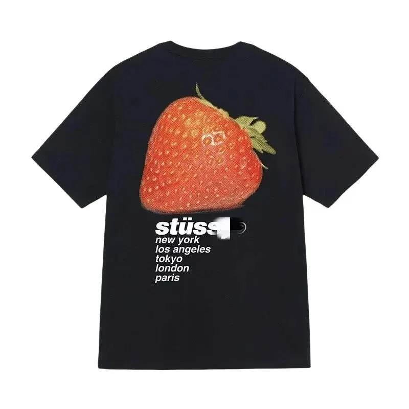 Black Tee With Fuzzy Dice Back Print (Navy) — merchant catalogue photo