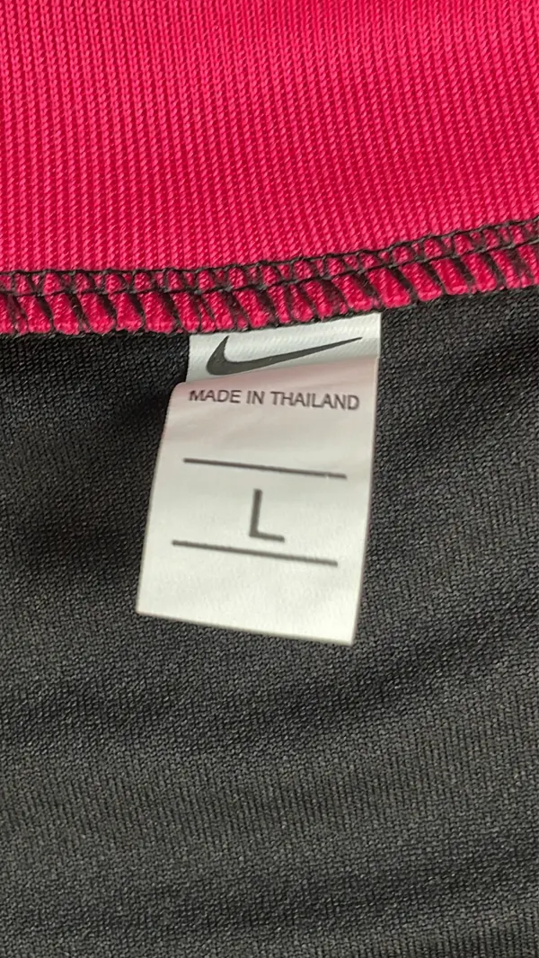 Pink Football Jersey And Black Shorts Set — warehouse QC photo 1