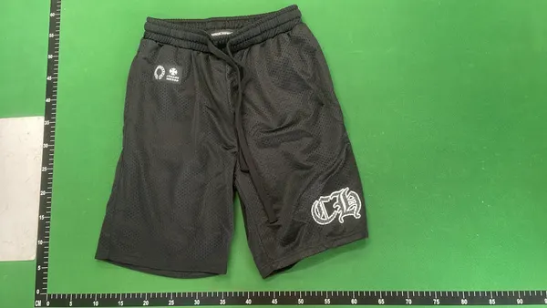 Blackletter Print Mesh Jersey And Shorts Set — warehouse QC photo 4