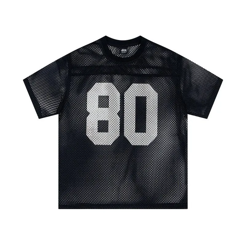 Mesh Shorts With Varsity Number Print — merchant catalogue photo