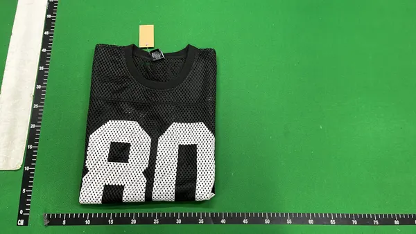 Mesh Shorts With Varsity Number Print — warehouse QC photo 4