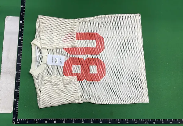 Mesh Shorts With Varsity Number Print — warehouse QC photo 6