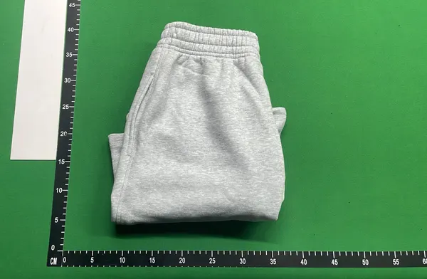 Fleece Sweat Shorts With Oval Graphic Print — warehouse QC photo 4